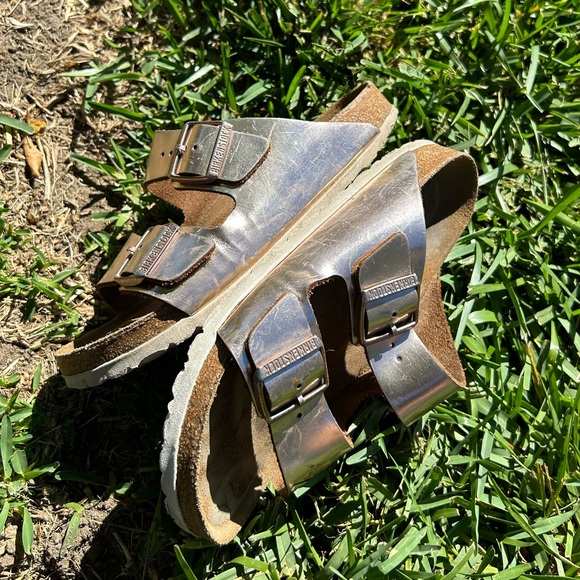 Birkenstock Arizona metallic rose gold size 37 - Picture 9 of 12